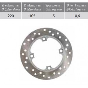 Спирачен диск Honda 125-250 Спирачен диск Honda 125-250