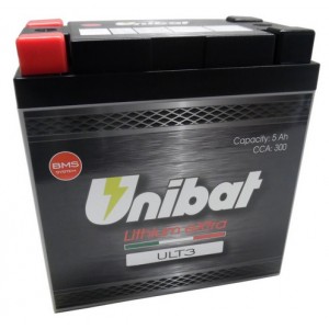 Акумулатор Unibat ULT3 12.0V 5Ah 300CCA LiFePo4 Акумулатор Unibat ULT3 12.0V 5Ah 300CCA LiFePo4